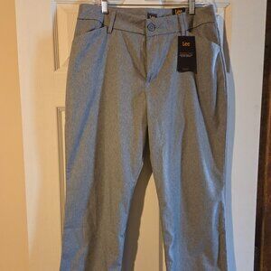 Lee Straight Leg Grey Pants